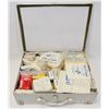 Image 1 : OLD FIRST AID KIT WITH CONTENTS