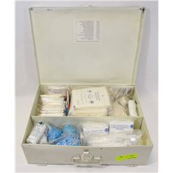 OLD FIRST AID KIT WITH CONTENTS