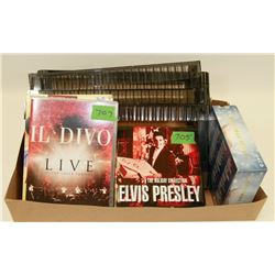 ESTATE FLAT OF CD'S, CD HOLDER AND MORE