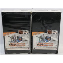 SET OF 2 SEALED PRO-SET HOCKEY CARDS