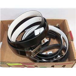 FLAT OF ASSORTED CALVIN KLEIN BELTS, NEW