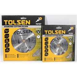 SET OF 2 TOLSEN DIAMOND CUTTING