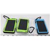 Image 1 : LOT OF 3 NEW EDDIE BAUER SOLAR POWER BANKS 6000MAH