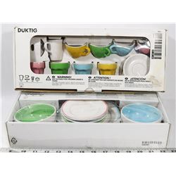 IKEA DUKTIG PLATES/BOWLS 12 PACK
