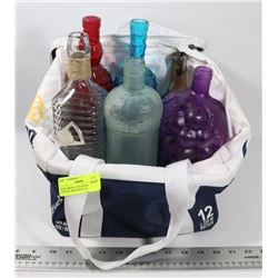 NEW CORONA COOLER BAG INC VINTAGE WINE BOTTLES