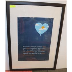 FRAMED INSPIRATIONAL PICTURE