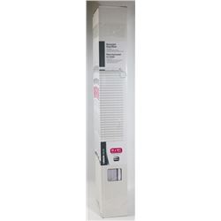 LOT OF 4 UBERHAUS HORIZONTAL VINYL BLINDS WHITE,