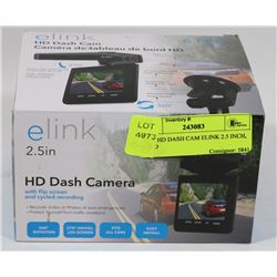 NEW HD DASH CAM ELINK 2.5 INCH, 6 LED