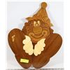 Image 1 : LARGE CLOWN PUZZLE WOOD DISPLAY