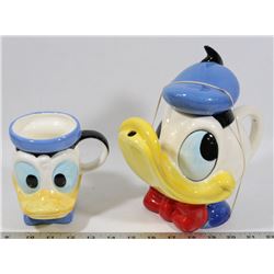 DONALD DUCK TEAPOT SET