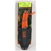 Image 1 : GERBER PARACORD SURVIVAL KNIFE WITH SHEATH IN BOX.