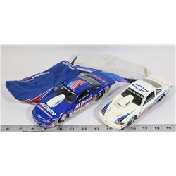 LOT OF 2 CAVALIER PRO STOCK 1:24 SCALE DIE CAST