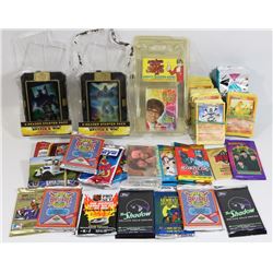 X-LARGE FLAT OF VINTAGE TRADING CARDS