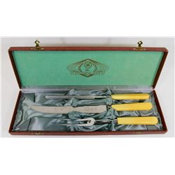 VINTAGE MADE IN ENGLAND CARVING SET
