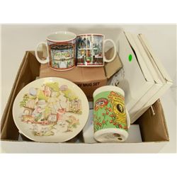 BOX OF HERITAGE COLLECTION WATKINS DISHES