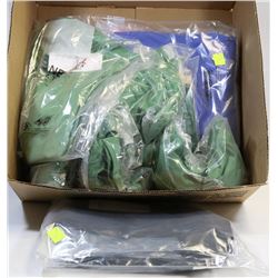 BOX OF ASSORTED SIZE SPORTS CLOTHING