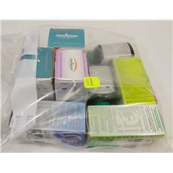 BAG OF ASSORTED VITAMINS AND SUPPLEMENTS