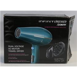 INFINITY PREMIER BY CONAIR DUAL VOLTAGE AC MOTOR