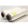 Image 1 : 2 NEW ROLLS OF SHRINK WRAP