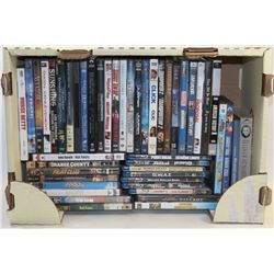LOT OF ASSORTED DVD'S & BLU RAY
