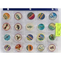 1960'S JELLO COLLECTOR PICTURE COINS