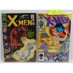 LOT OF 2  X-MEN COMICS, NUMBER 18  AND NUMBER 204