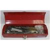 Image 1 : CRAFTSMAN METAL TOOLBOX WITH ASSORTED TOOLS