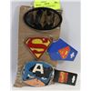 Image 1 : LOT OF 3 NEW LICENSED BELT BUCKLES, BATMAN,