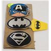 Image 1 : LOT OF 3 NEW LICENSED BELT BUCKLES, BATMAN,