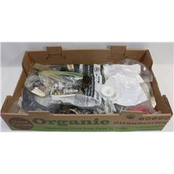 FLAT OF ASSORTED FITTINGS AND TOOLS