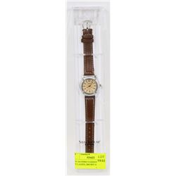 NEW DAYBIRD FASHION WATCH, NEW LADIES, BROWN STRAP