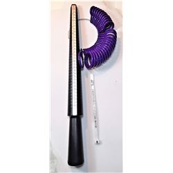 19)  MANDREL STYLE RING SIZER & SET OF