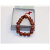 Image 1 : PRAYER BEADS - RUST GOLDSTONE COLOR