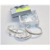 Image 1 : 4PC SILVER PLATED NEW BRACELETS ASSORTED