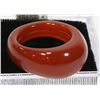 Image 1 : CARNELIAN STONE RING - APPROX SIZE 9