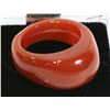 Image 1 : CARNELIAN STONE RING - APPROX SIZE 9