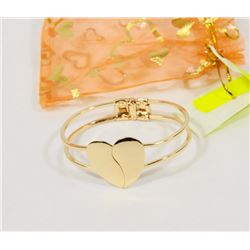NEW FASHION LADY ELEGANT HEART BANGLE WRISTBAND