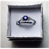 Image 1 : 7)  CLEAR & BLUE NATURAL SAPPHIRE 2 PC