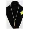 Image 1 : BULLET PENDANT ON CHAIN