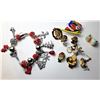Image 1 : 21)  PANDORA STYLE XMAS THEMED BRACELET