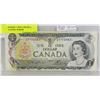 Image 1 : 1973 CANADIAN 1 DOLLAR BILL, UNCIRCULATED, POKER