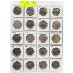 CANADIAN STOCK SHEET OF 20 UNCIRCULATED VOYAGER