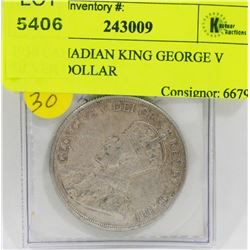 1936 CANADIAN KING GEORGE V SILVER DOLLAR