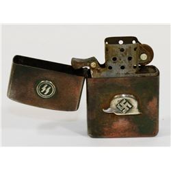 ZIPPO STYLE NAZI LIGHTER WITH RZM STAMPED ON
