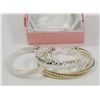 Image 1 : NEW 3PC SILVER PLATED BRACELET ASSORTED STYLES.