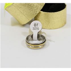 NEW STAINLESS STEEL RING SIZE 10