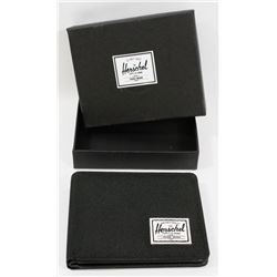 HERSCHEL WALLET HANK 600D POLY BLACK