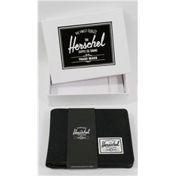HERSCHEL WALLET HANK 600D POLY BLACK