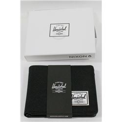 HERSCHEL WALLET HANK 600D POLY BLACK