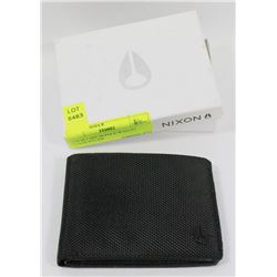 NIXON CAPE BI-FOLD WALLET BLACK NYLON